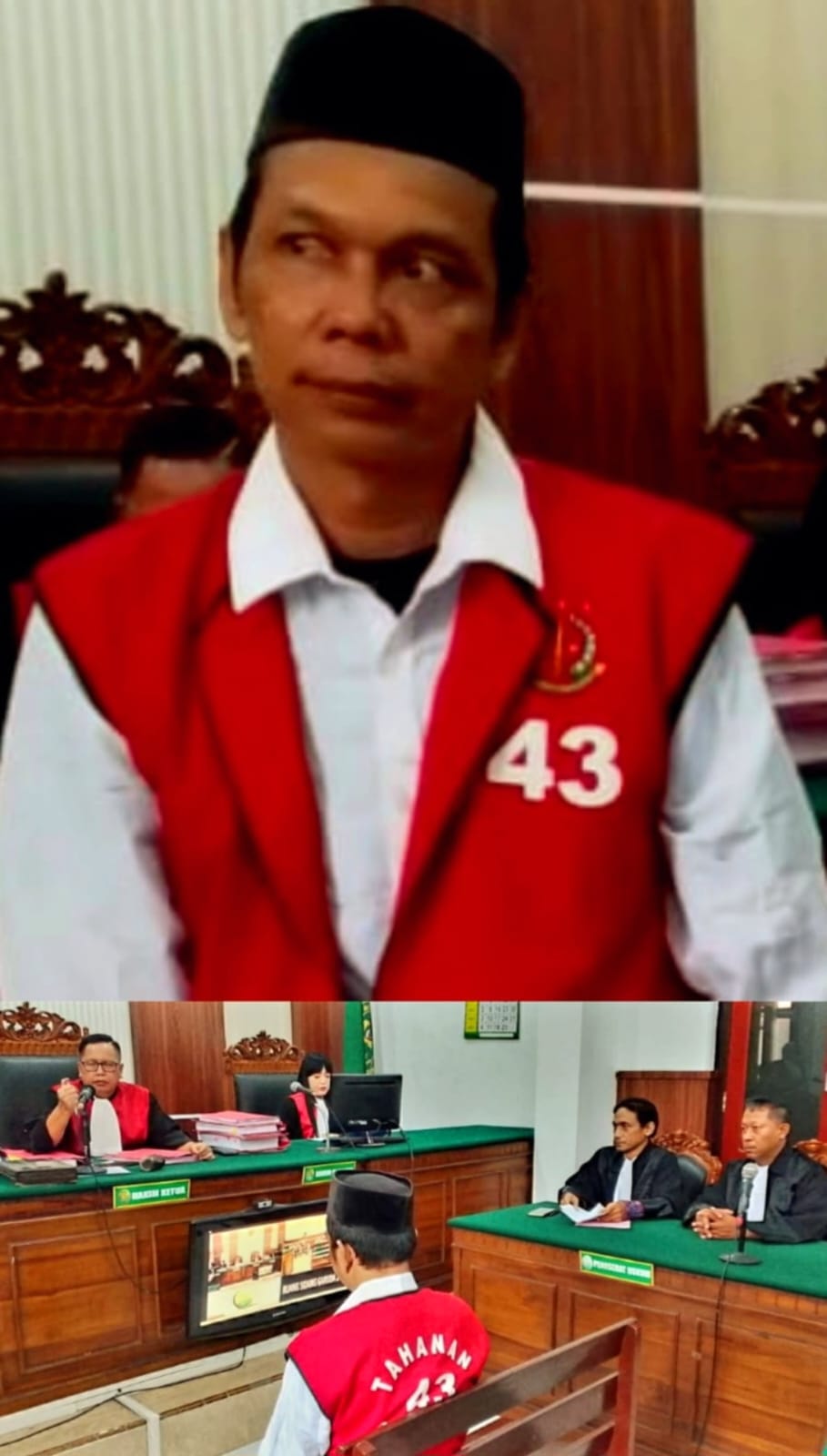 Foto! Agenda putusan hakim