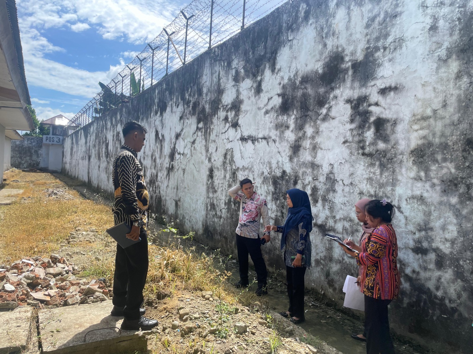 Foto; lahan pelatihan hidroponik