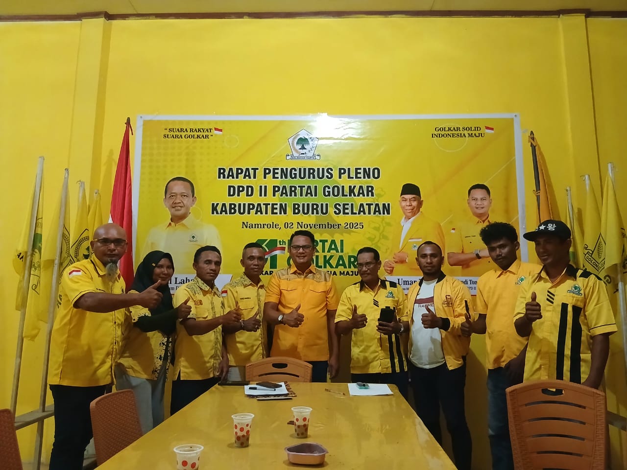 Foto; Golkar buru selatan pilih kandidat baru persiapan musda partai Golkar provinsi maluku