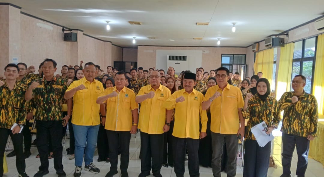 Foto; Hanan Rojak di gedung Diklat kader partai Golkar Lampung