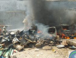 Kebakaran di Wonosari Lor