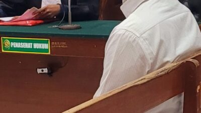 Foto; agenda pembacaan duplik