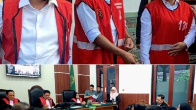 Foto; sidang agenda putusan hakim