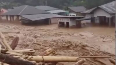 Bencana Longsor dan Banjir Serentak Landa 13 Kabupaten/Kota di Sumatera Utara