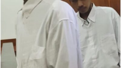 PERBAIKI LIFT RS KEMENKES, MALAH CURI PLAT TEMBAGA PENANGKAL PETIR NEGARA DIRUGIKAN Rp18,5 JUTA CANDRA DAN HARUN DIVONIS 18 BULAN BUI