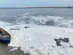 Fenomena Laut Berbusa di Bawah Suramadu Diduga Kuat dari Limbah Rumah Tangga