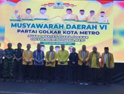Musda VI Partai Golkar Kota Metro Hanan A Rozak: Jadikan Kantor Golkar Sebagai Rumah Bersama dan Aspirasi Masyarakat