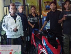 Sepeda Motor yang Hilang Berhasil Ditemukan Pelapor Mencabut Laporan