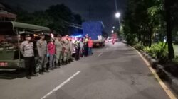 Saat Lampu Biru Menyala, Patroli Harkamtibmas Polsek Semampir Dimulai