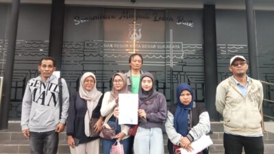 Diduga Cleo Sebagai Pelaku Penipuan Pinjol Korban Pinjol Lapor ke Polrestabes Surabaya