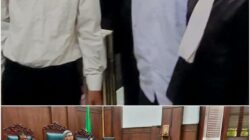 SIDANG PEMERASAN DAN KEKERASAN PSIKIS PERDEBATKAN ALUR UANG Rp.20 JUTA SAAT KESAKSIAN KADINDIK JATIM SHOLIHUDDIN DAN SYAEFIDDIN DITUNTUT JAKSA 18 BULAN BUI