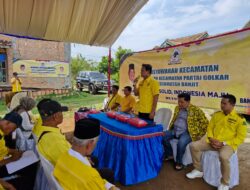 Partai Golkar Kecamatan Banjit Way Kanan Gelar Muscam, Darlian Pone: Perkuat Konsolidasi dan Soliditas Hingga Ke Kampung