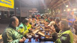 Polres Blitar Kota Gelar Sahur Bersama Komunitas Ojol