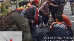 Laka Tunggal Tabrak Berem, Pemotor Jalan Raya Sukomanunggal Meninggal di TKP