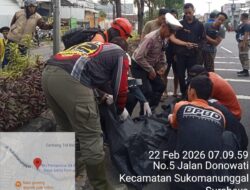 Laka Tunggal Tabrak Berem, Pemotor Jalan Raya Sukomanunggal Meninggal di TKP