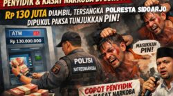 Tersangka Dipukuli dan Dikuras Habis Uang 130 Juta, AMI Desak Kapolda Copot Oknum Penyidik II Sastresnarkoba Polresta Sidoarjo