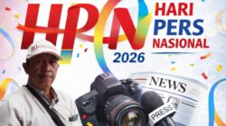 Visual Hari Pers Nasional 2026 bersama Bagus P dari Tabir Lentera Nusantara