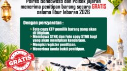 Mudik Tenang Barang Aman  Polres Bondowoso Buka Layanan Penitipan Kendaraan Gratis