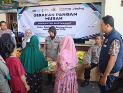 Polres Pelabuhan Tanjung Perak Gelar Gerakan Pangan Murah Serentak, Bantu Masyarakat Jelang Lebaran