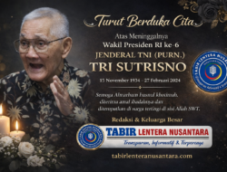 Try Sutrisno Meninggal Dunia di RSPAD Gatot Subroto