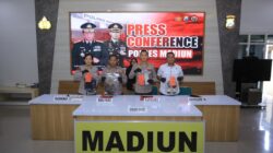 Polres Madiun Amankan Dua Tersangka Curanmor Modus Incar Motor di Persawahan dan Teras Rumah