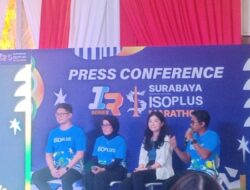 ISOPLUS Marathon 2026 Bersama Pemerintah Kota Surabaya Fasilitas Penggiat Olahraga Dorong Tren Gaya Hidup Sehat