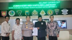 Kapolres Lamongan Berikan Dukungan Penuh Pada PSHT Untuk Bersatu dengan Ketua Umum Mas Dr Ir Muhammad Taufiq SH MM Msc