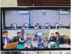 HAKIM TOLAK EKSEPSI ENAM PEJABAT PELINDO APBS HADAPI PEMBUKTIAN KASUS KORUPSI PENGERUKAN KOLAM Rp. 83 MILIAR