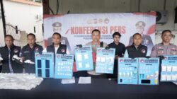 Polres Mojokerto Kota Amankan Barang Bukti Ungkap Narkoba Senilai 1,1 Miliar