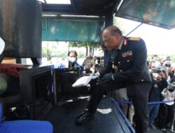 Polda Jatim Musnahkan 22,226 Kg Kokain Tegaskan Komitmen Perang Melawan Narkoba