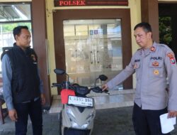 Respon Cepat Polsek Kenjeran Amankan Pelaku Curanmor di Kedinding Lor Dari Amukan Masa