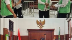 KULAKAN SABU LEWAT WHATSAPP HOIRUL ANAM ACH.RAMADHAN DAN IFADOL DIHUKUM 3 TAHUN 2 BULAN BUI