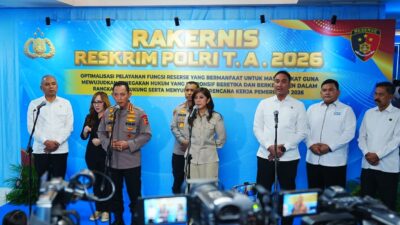 Buka Rakernis Reskrim, Kapolri Instruksikan Ciptakan Rasa Aman dan Keadilan untuk Masyarakat