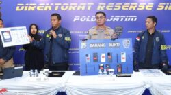 Polda Jatim Ungkap Dugaan Penyalahgunaan Data Pribadi untuk Layanan OTP Ilegal Tiga Tersangka Diamankan
