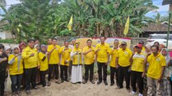 Dr Darlian Pone Buka Muscam Partai Golkar Kecamatan Bahuga Haris Hermanto Terpilih Aklamasi
