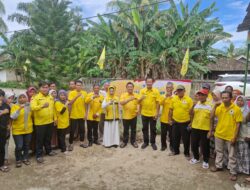 Dr Darlian Pone Buka Muscam Partai Golkar Kecamatan Bahuga Haris Hermanto Terpilih Aklamasi