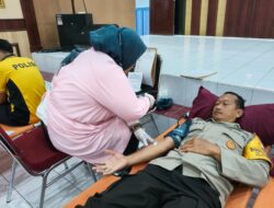 Sambut Hari Bhayangkara ke-80, Polres Blitar Kota Gelar Bakti Kesehatan