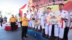 Kejuaraan Beladiri Polri Piala Kapolda Jatim 2026 Sambut Hari Bhayangkara ke 80, Polres Kediri Raih Gelar Juara
