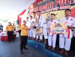 Kejuaraan Beladiri Polri Piala Kapolda Jatim 2026 Sambut Hari Bhayangkara ke 80, Polres Kediri Raih Gelar Juara