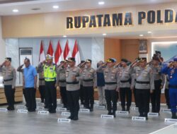 Jelang Hari Bhayangkara ke-80, Polda Jatim Ikuti Upacara Pemuliaan Nilai Nilai Tribrata