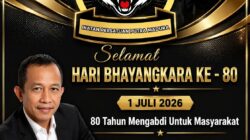 Ketua IPPAMA Semampir di Hari Bhayangkara ke-80 : Semoga Polri Senantiasa Diberikan Kekuatan Jaga Tanah Air