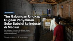 Tim Gabungan Ungkap Dugaan Penyaluran Solar Subsidi ke Industri di Madiun