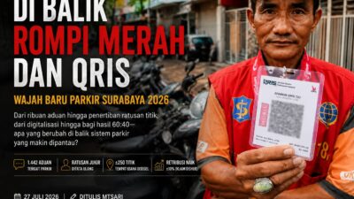 Di Balik Rompi Berkode QRIS Wajah Baru Parkir Surabaya 2026
