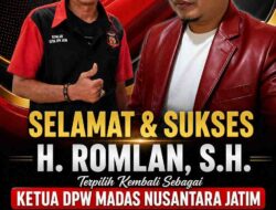 DPK Madas Nusantara Sawahan Apresiasi Terpilihnya Kembali H. Romlan Memimpin Jatim 2026 – 2027
