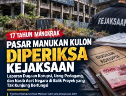 17 Tahun Pasar Manukan Kulon Mangkrak Laporan Dugaan Korupsi Menunggu Pembuktian